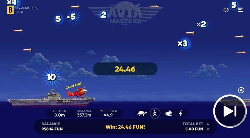Introduction to avia masters flugzeugspiel demo
